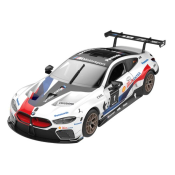 BMW M8 GTE biały RASTAR model 1:18 Zdalnie sterowane auto + Body kit + Pilot 2,4 GHz
